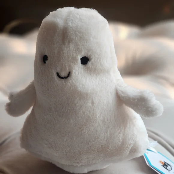 Jellycat Ooky Ghost Soft & Plush 5.5x4.7x3.5" NWT - Picture 4 of 7